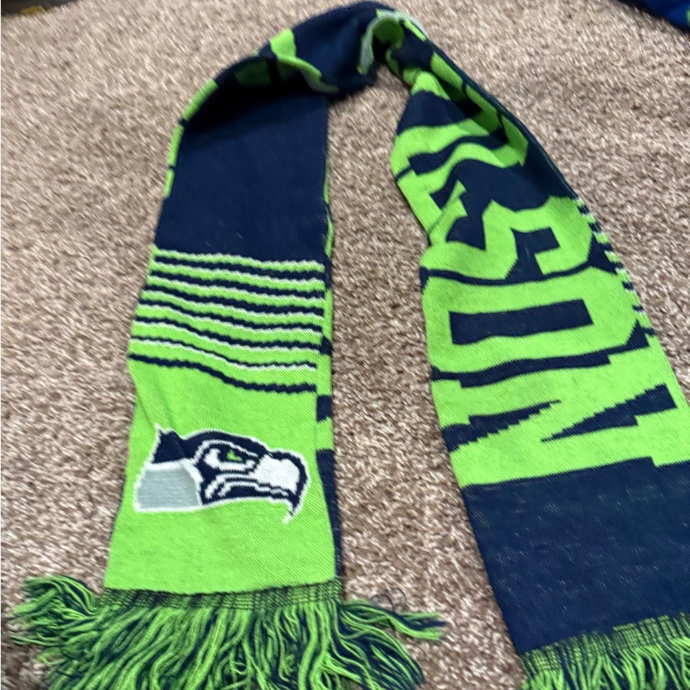 🫑Blue and Green Sports Team Scarf